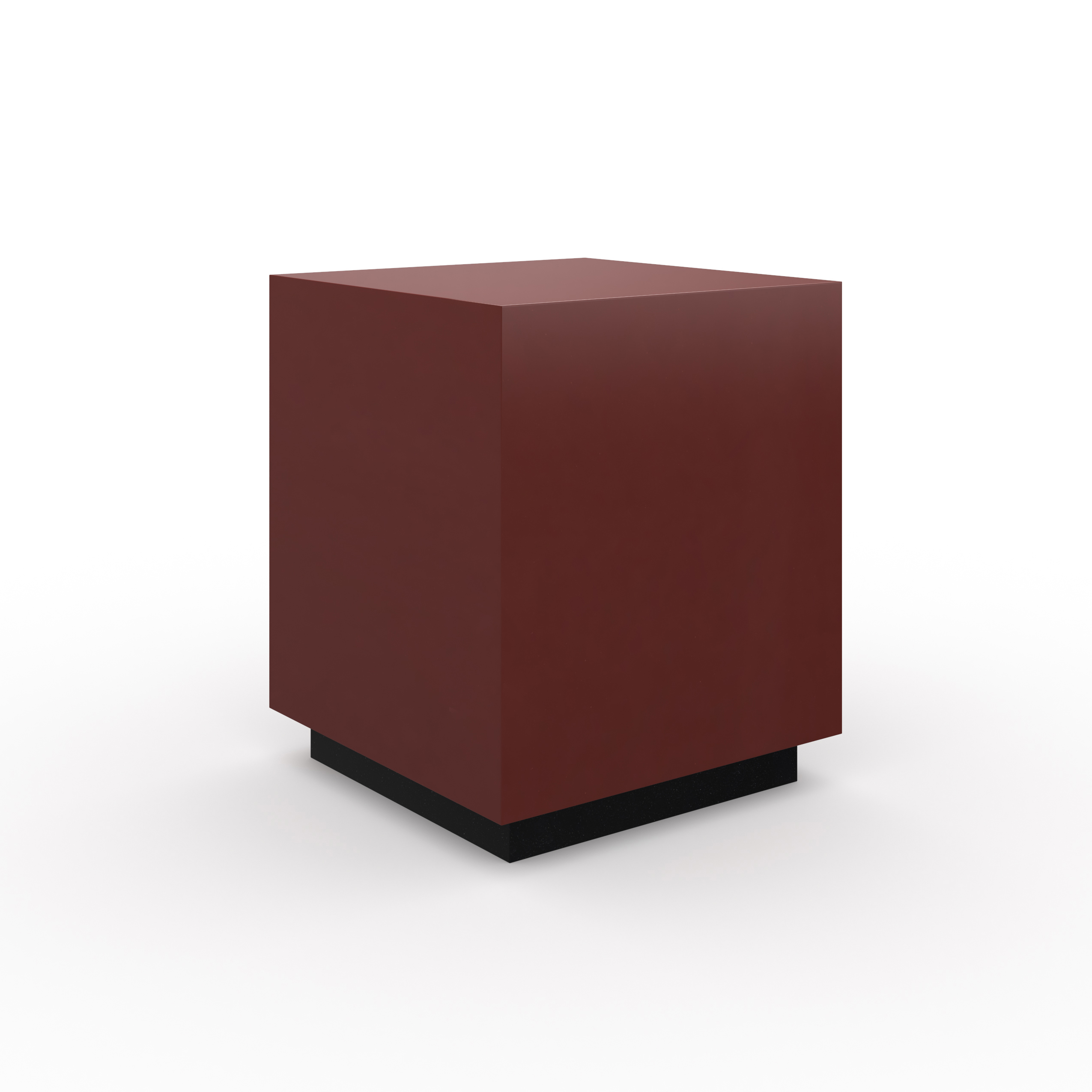 Caracole Caracole Classic Modern 20" Rouge Cube End Table