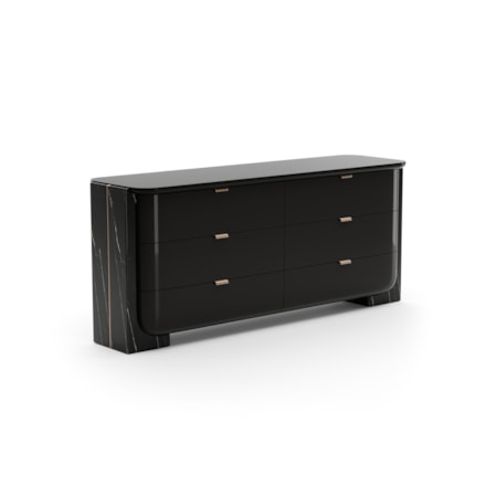 Modern 6-Drawer Dresser