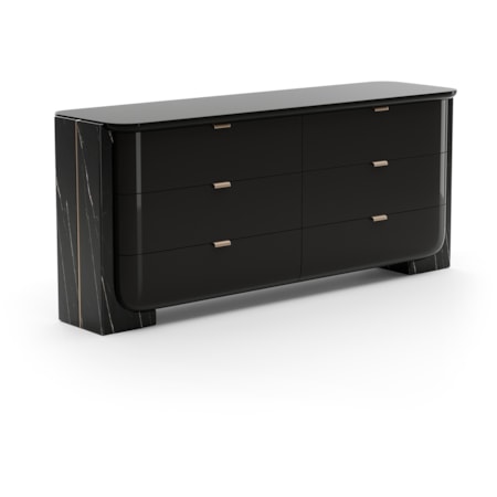Modern 6-Drawer Dresser
