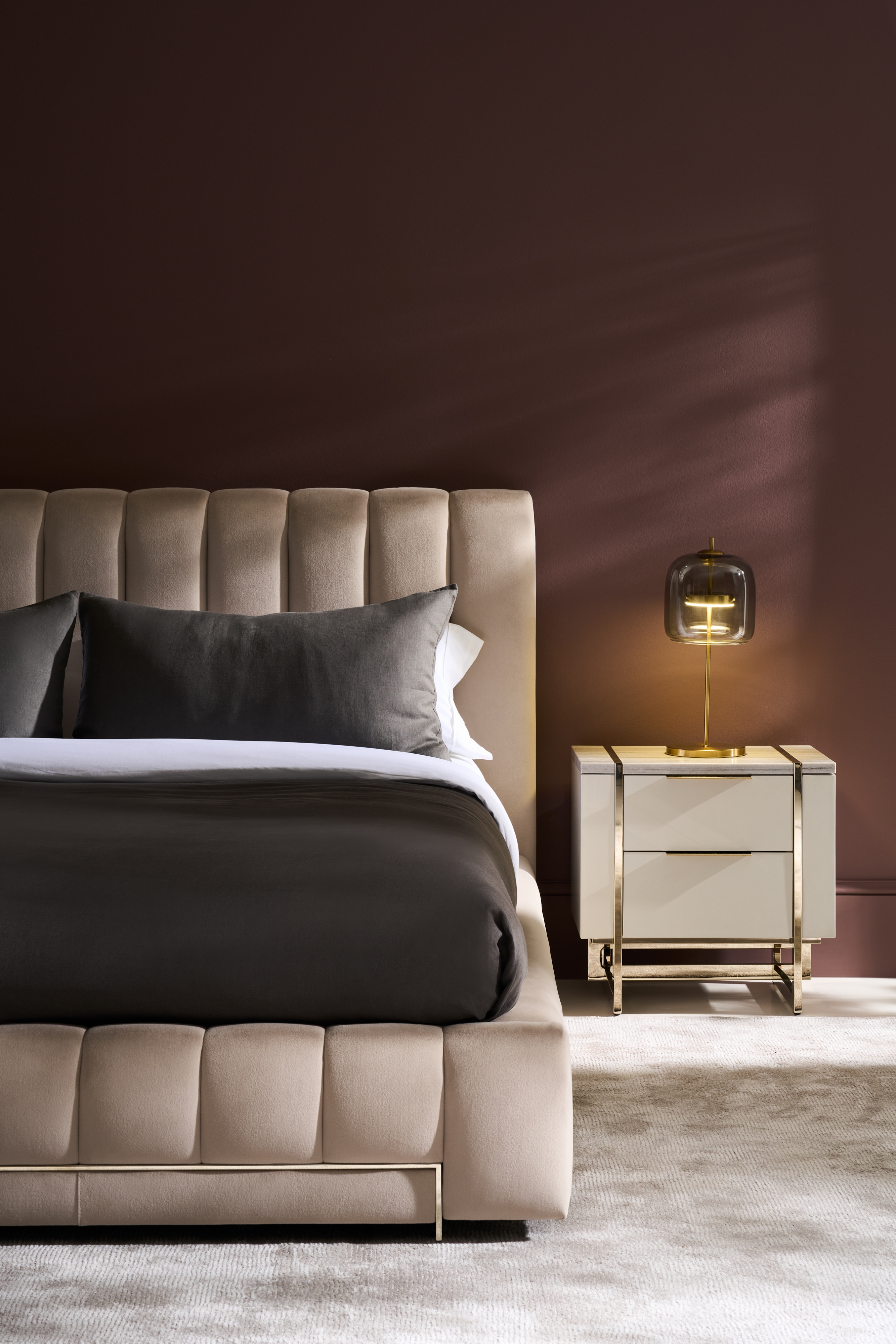 Caracole Caracole Classic Fully Upholstered Channel-Tufted King Bed