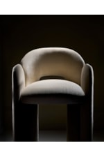 Caracole Caracole Classic Modern Vintage Fully-Upholstered Open-Back Bar Chair