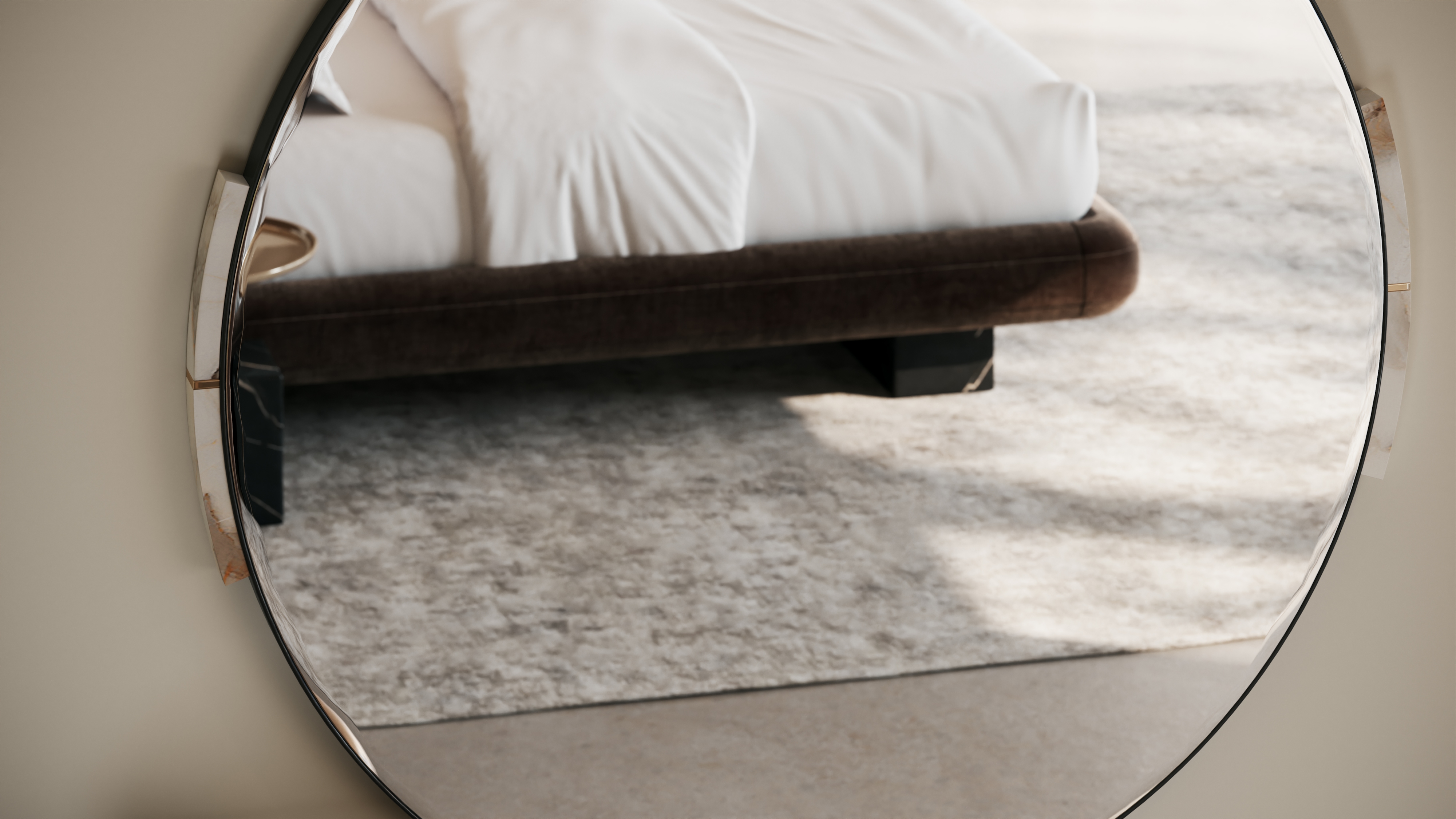 Caracole Caracole Classic Modern Round Wall Mirror