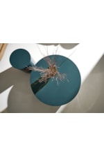 Caracole Caracole Classic Modern 46" Glossy Round Cocktail Table with Plinth Base