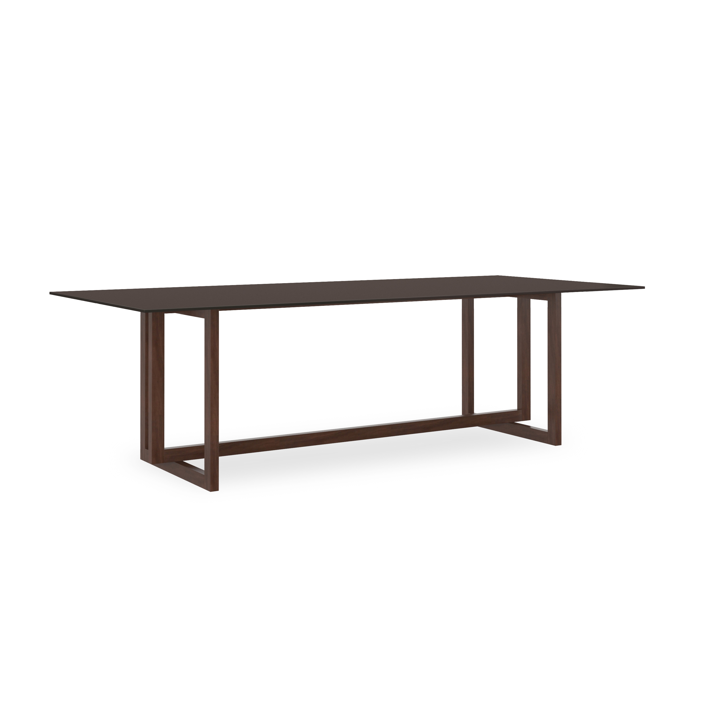 Caracole Caracole Classic 104" Rect. Smoked Glass-Top Dining Table