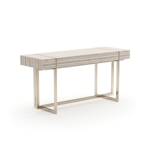 Contemporary Accent Console Table with Two Soft-Close Drawers