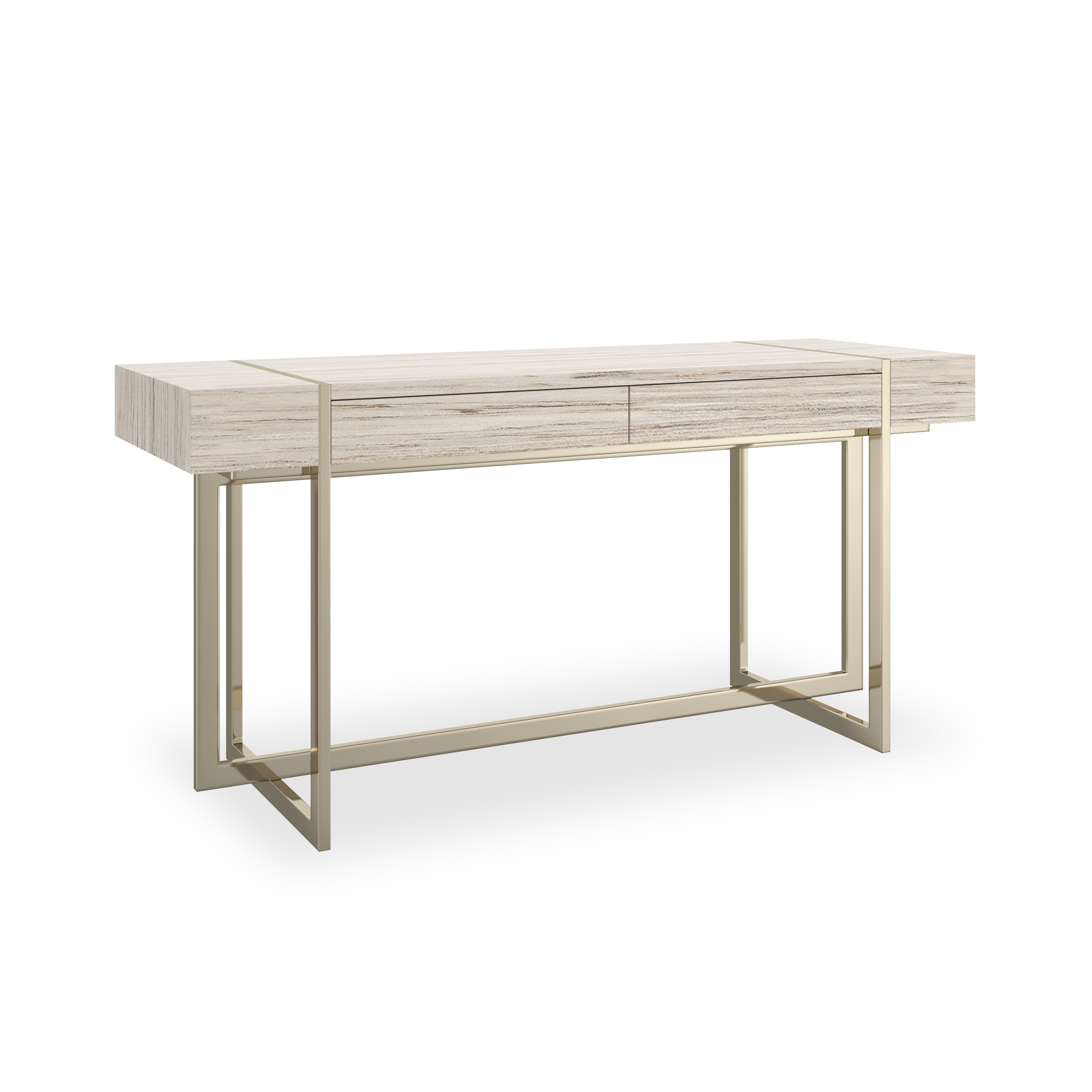 Caracole Caracole Classic Two-Drawer Accent Console Table