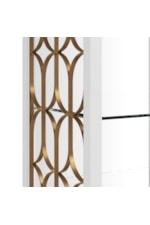 A.R.T. Furniture Inc Eave Sundrenched Transitional Bookcase with Mirrored Back