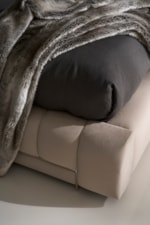 Caracole Caracole Classic Contemporary Fully Upholstered Channel-Tufted Queen Bed