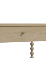 A.R.T. Furniture Inc Haven Transitional 1-Drawer End Table with Rattan Woven Shelf