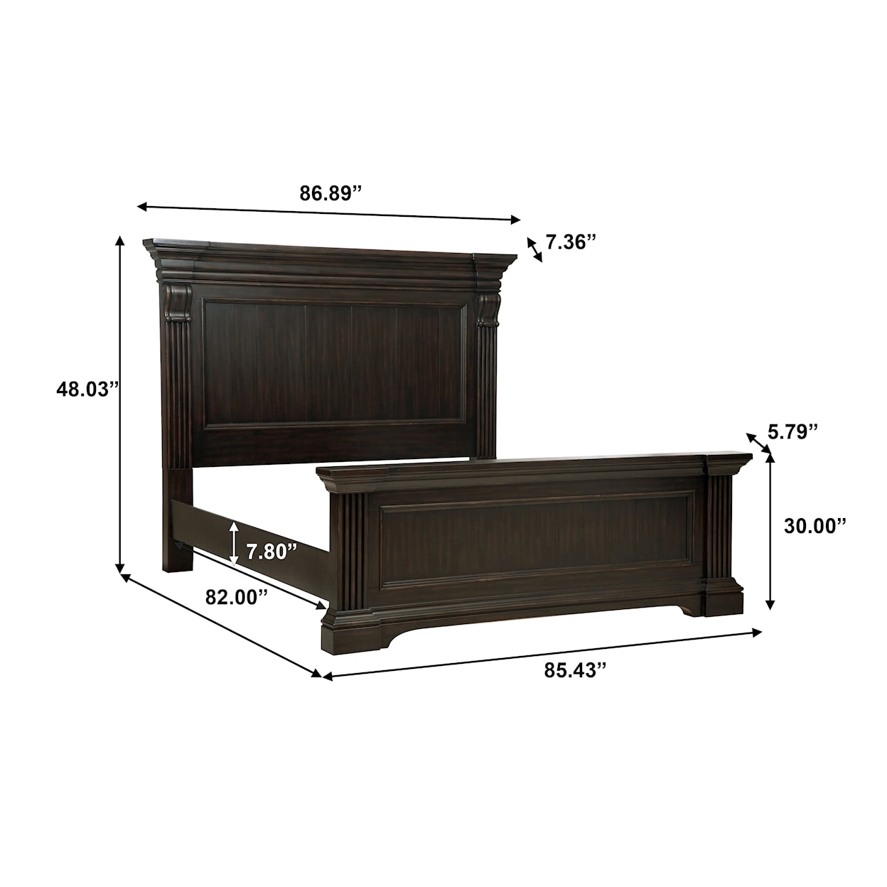 Pulaski Furniture Caldwell King Bed