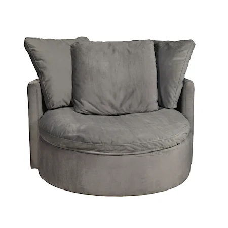 Casual Swivel Accent Chair