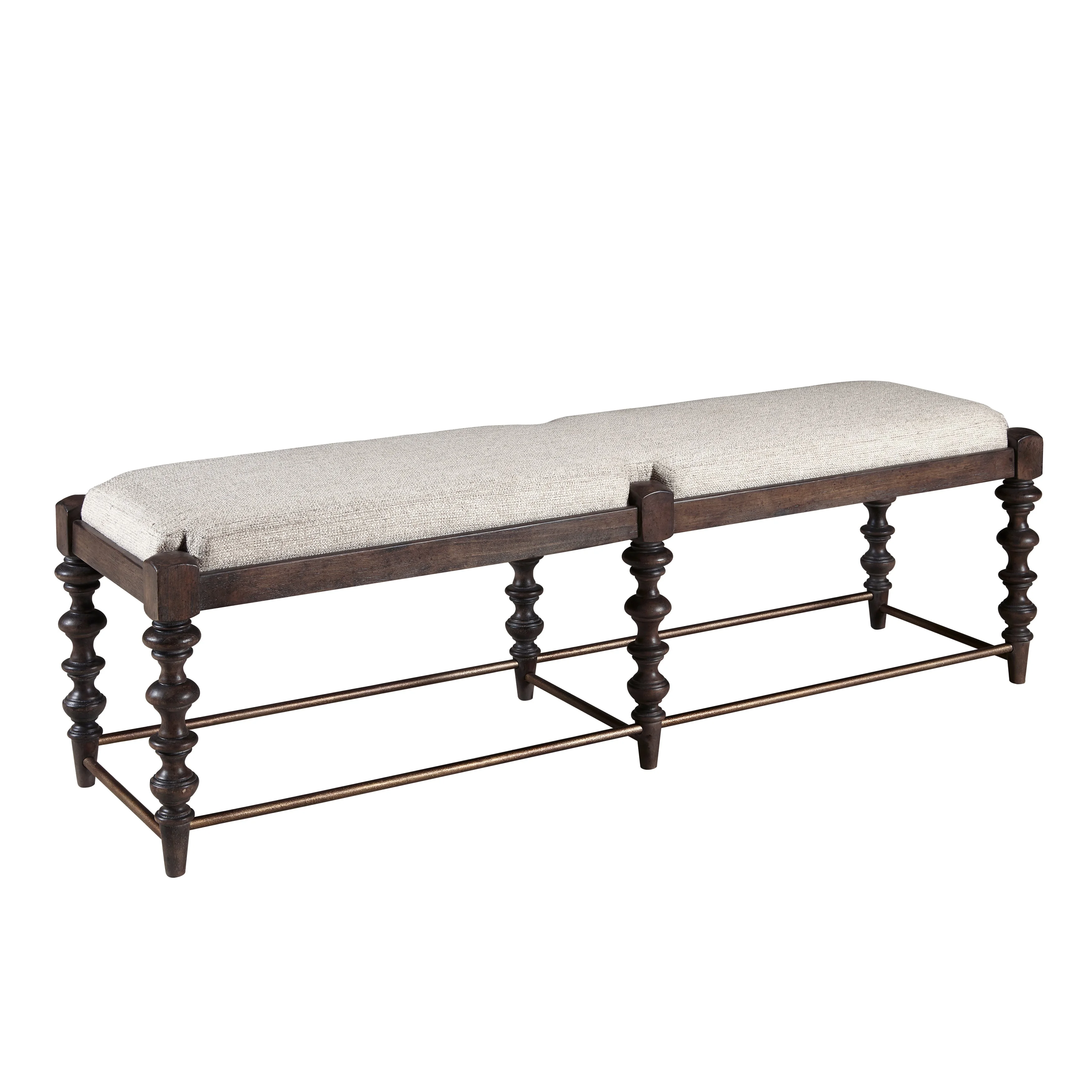 Pulaski Furniture Revival Row P348132 Traditional Upholstered Bed Bench ...