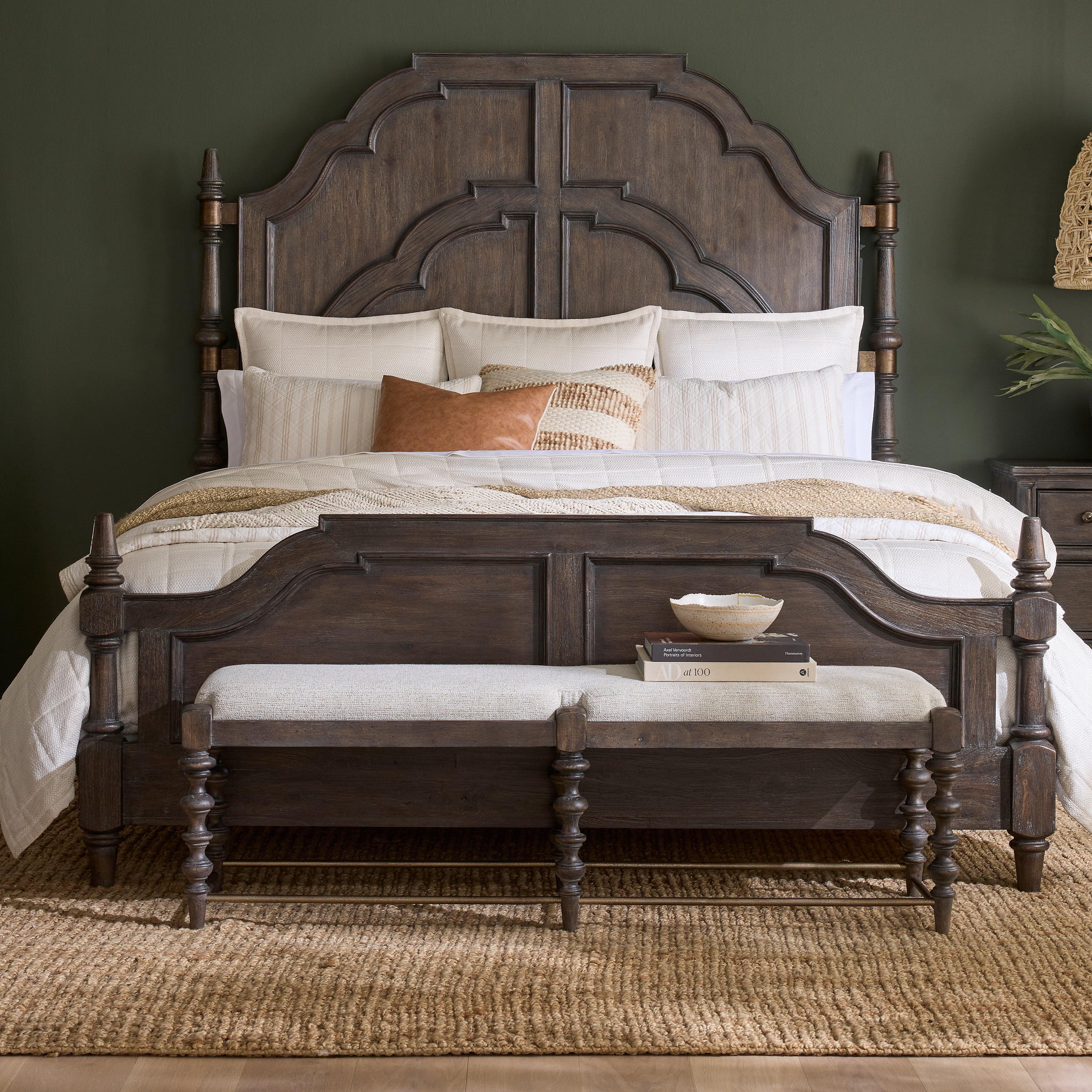 Pulaski Furniture Revival Row Upholstered Bed Bench
