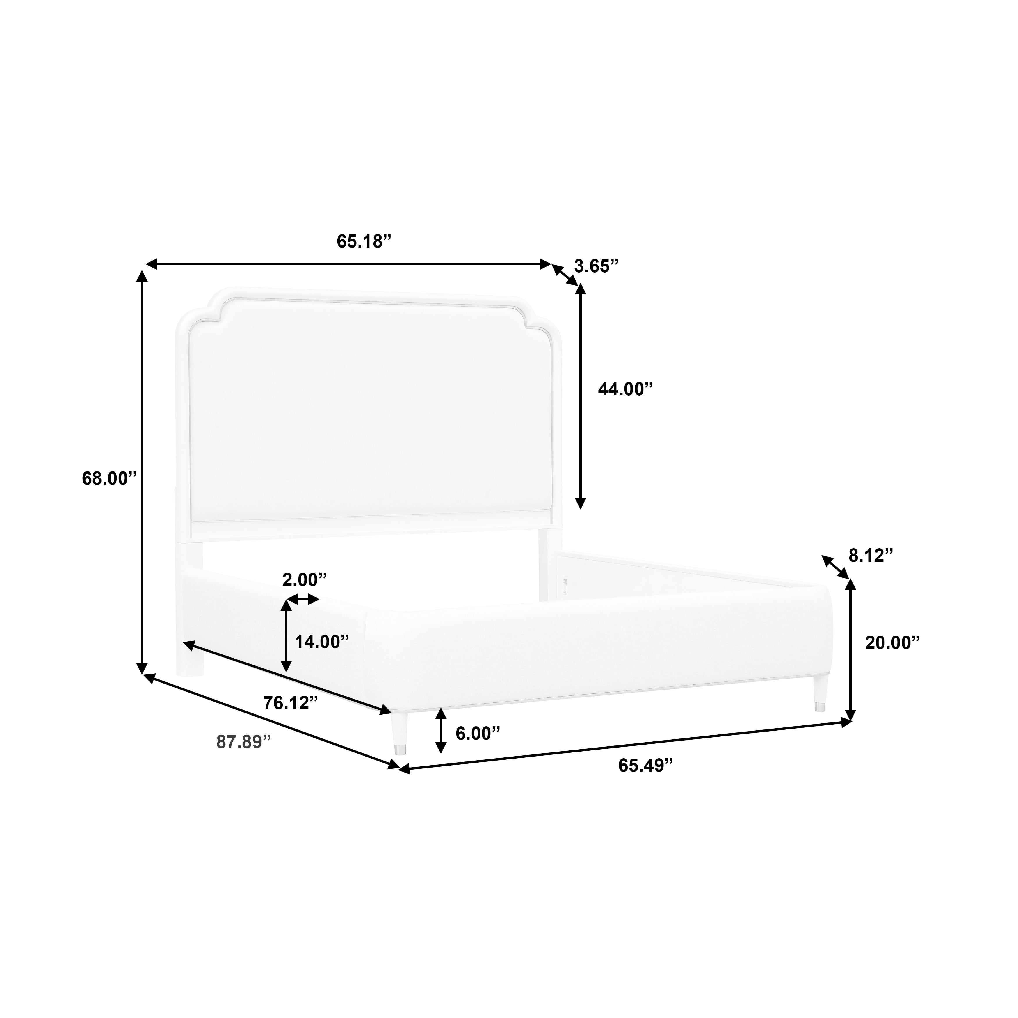 Pulaski Furniture Grace Queen Upholstered Bed