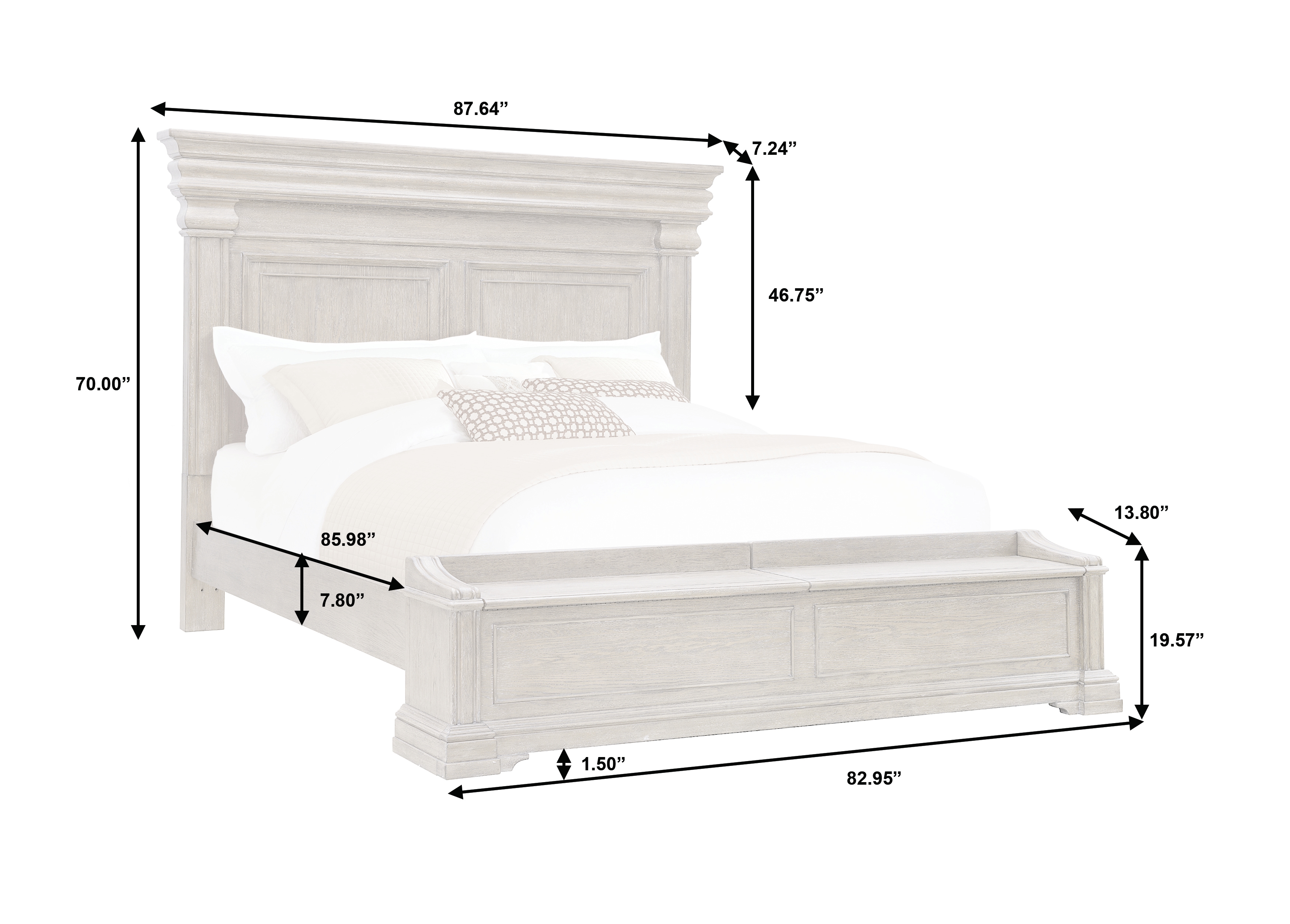 Pulaski Furniture Madison Ridge California King Storage Bed