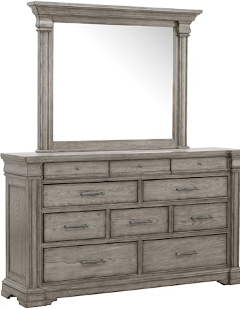 Dresser and Mirror