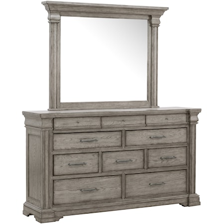 Dresser and Mirror