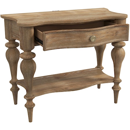 Weston Hills Bedside Table with Storage Drawer