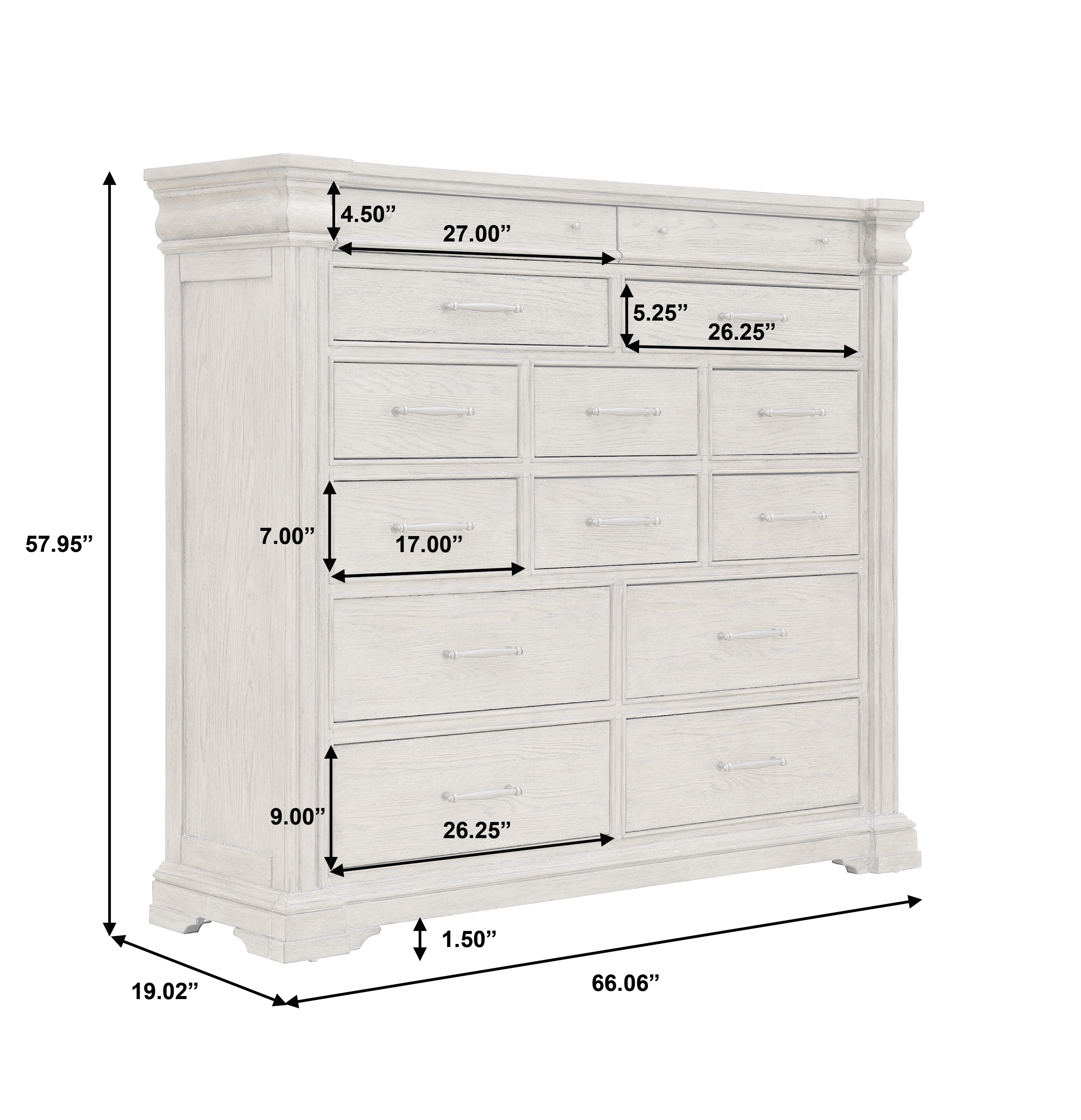 Pulaski Furniture Madison Ridge 14-Drawer Master Chest