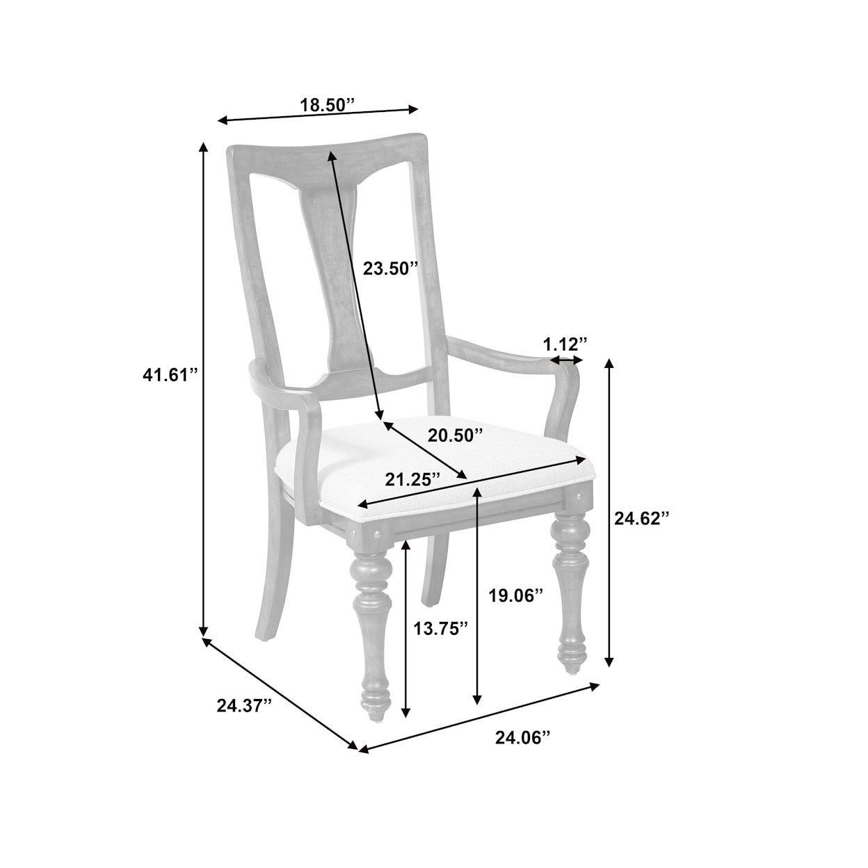 Pulaski Furniture Cooper Falls Dining Table with 2 Arm and 6 Side Chairs