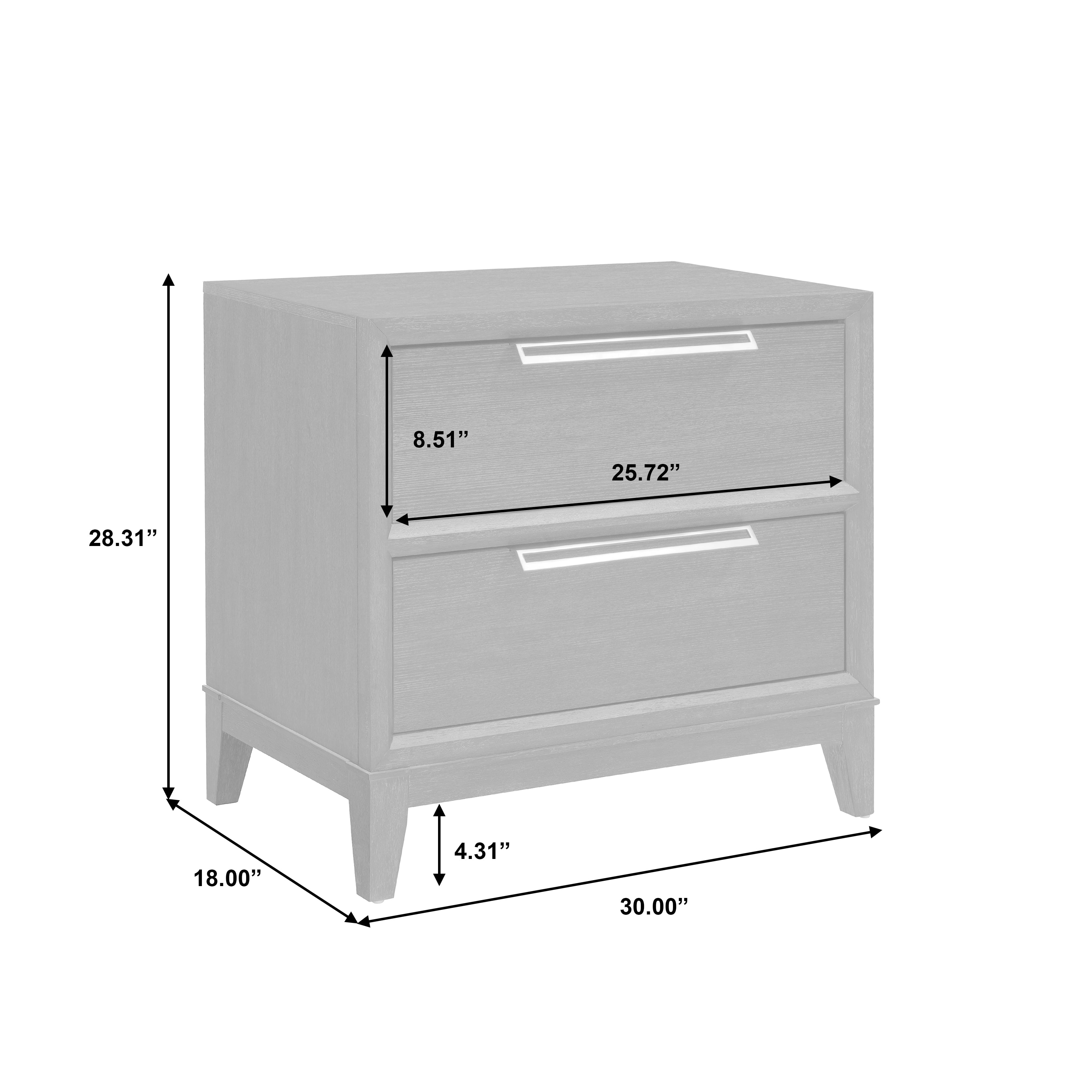 Pulaski Furniture Quincy 2-Drawer Nightstand