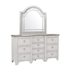 Pulaski Furniture Glendale Dresser and Mirror