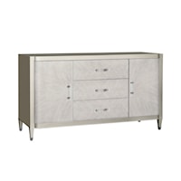 Glam 2-Door Buffet with 3-Drawers