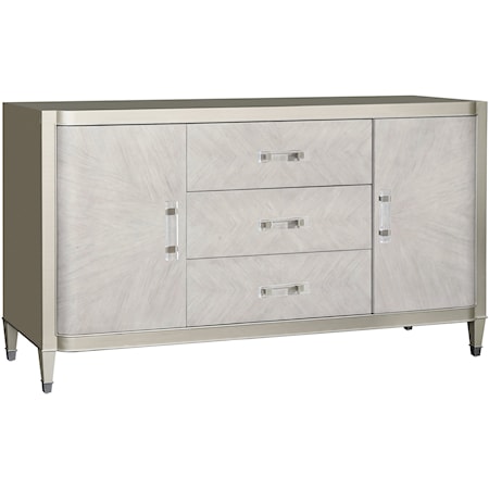 Glam 2-Door Buffet with 3-Drawers