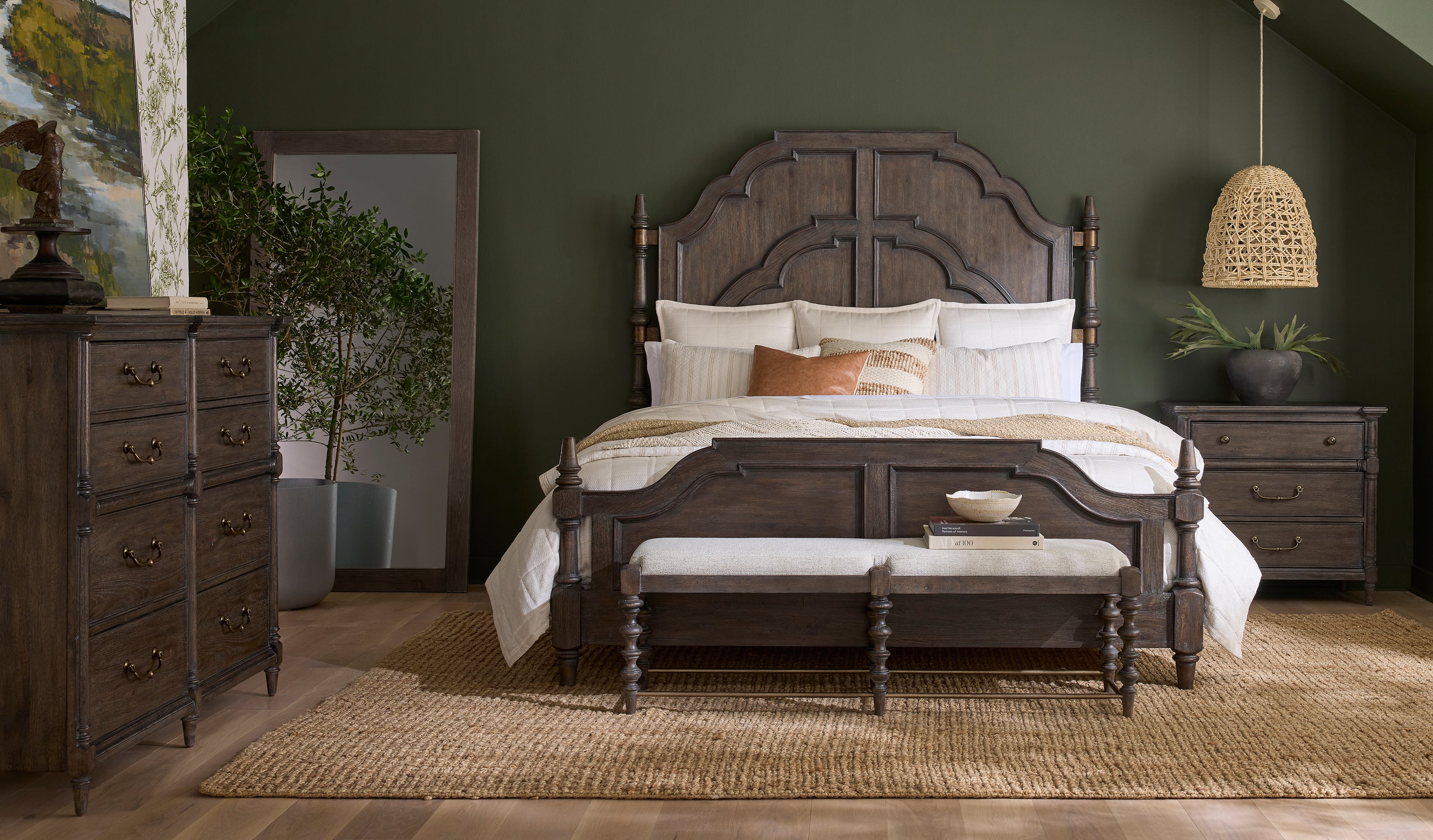 Pulaski Furniture Revival Row Upholstered Bed Bench