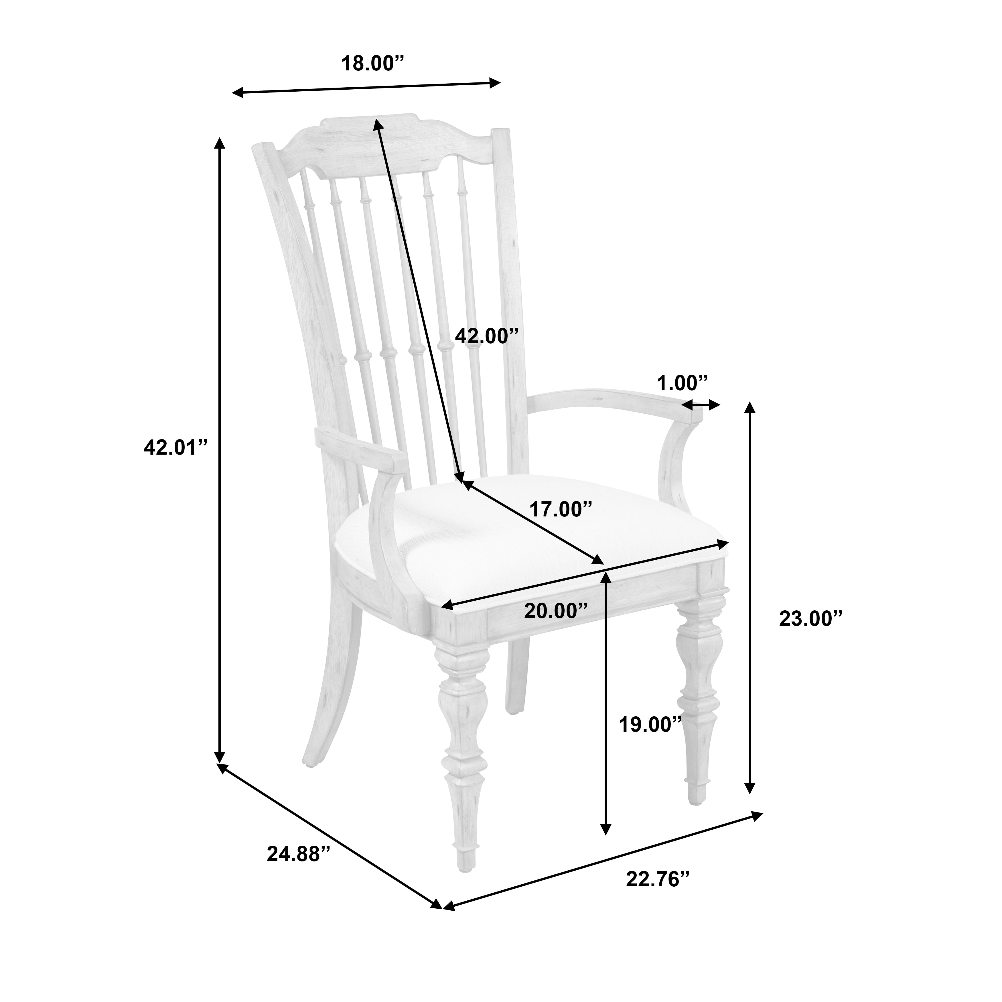 Pulaski Furniture Garrison Cove P330261 Traditional Dining Arm Chair
