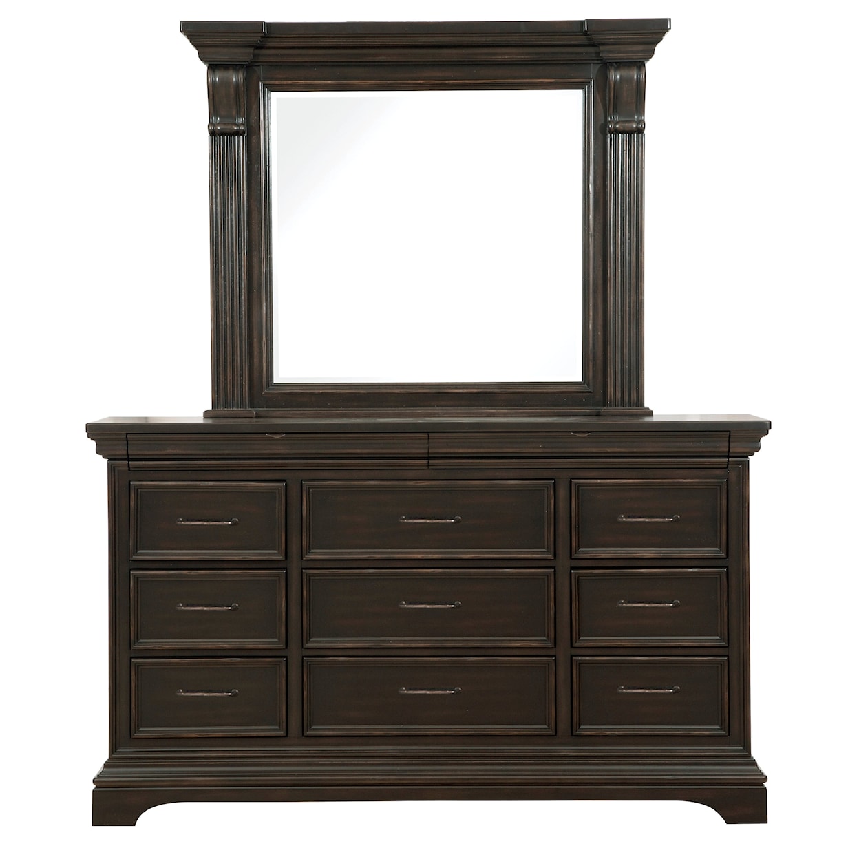 Pulaski Furniture Caldwell Dresser with Mirror