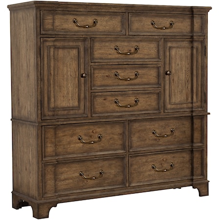 Traditional 9-Drawer Master Chest with Doors