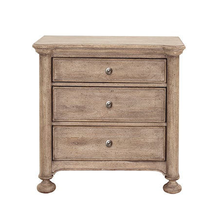 3-Drawer Nightstand