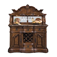 Traditional Sideboard and Hutch