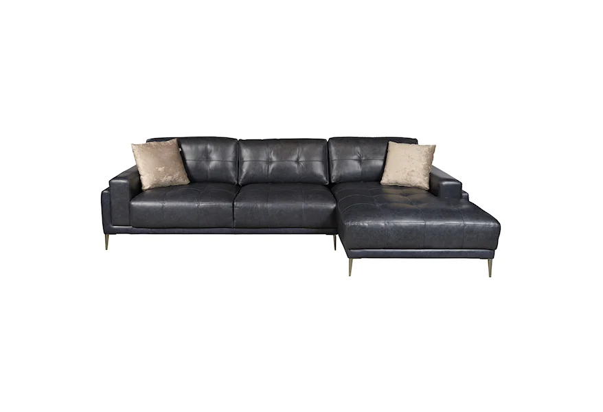 yderligere Autonom miles Pulaski Furniture Arabella 1xB054DJ-688-1824+1xB054DJ-685-1824 Contemporary  Sectional Sofa with Chaise | Corner Furniture | Sectional - Sofa Groups