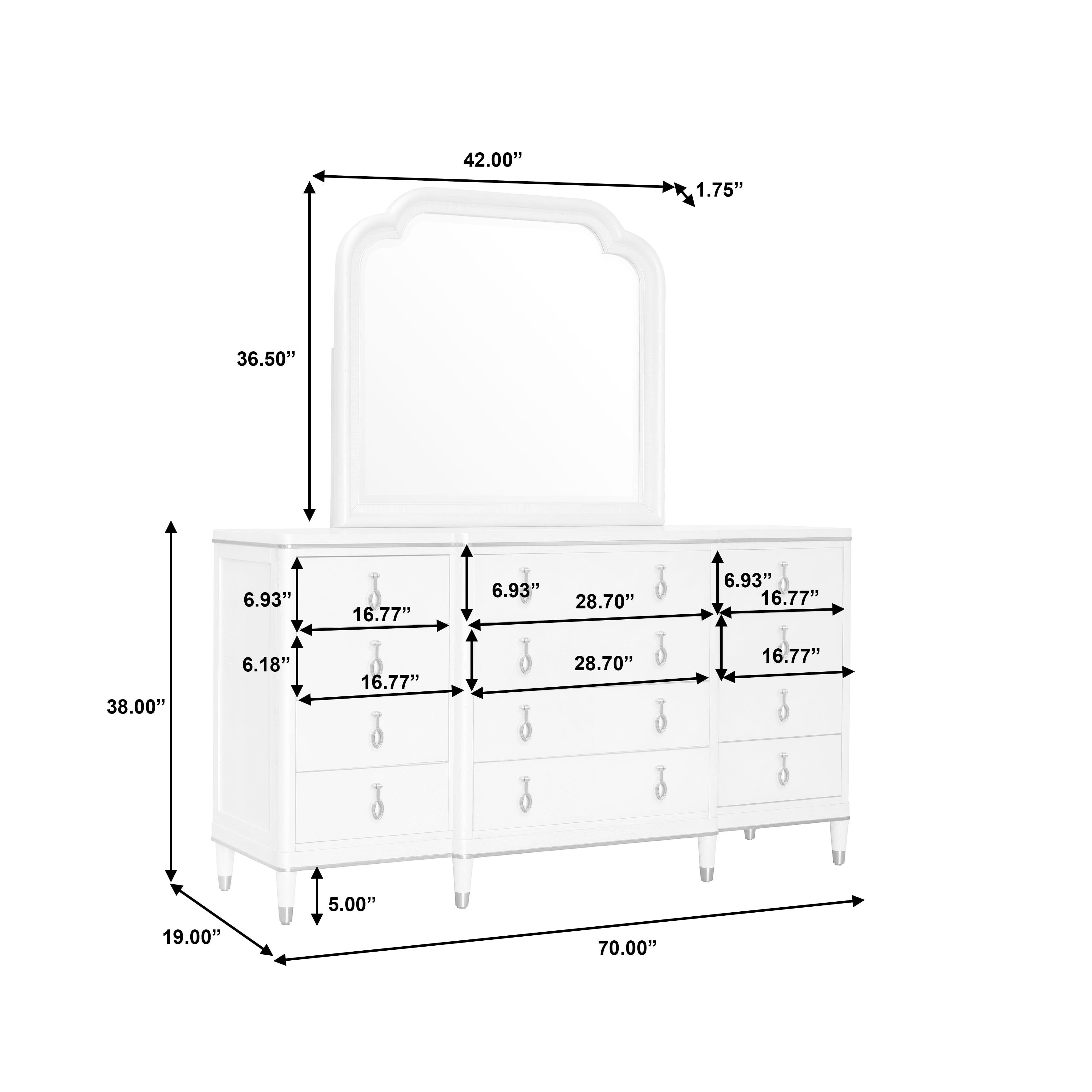 Pulaski Furniture Grace 12-Drawer Dresser