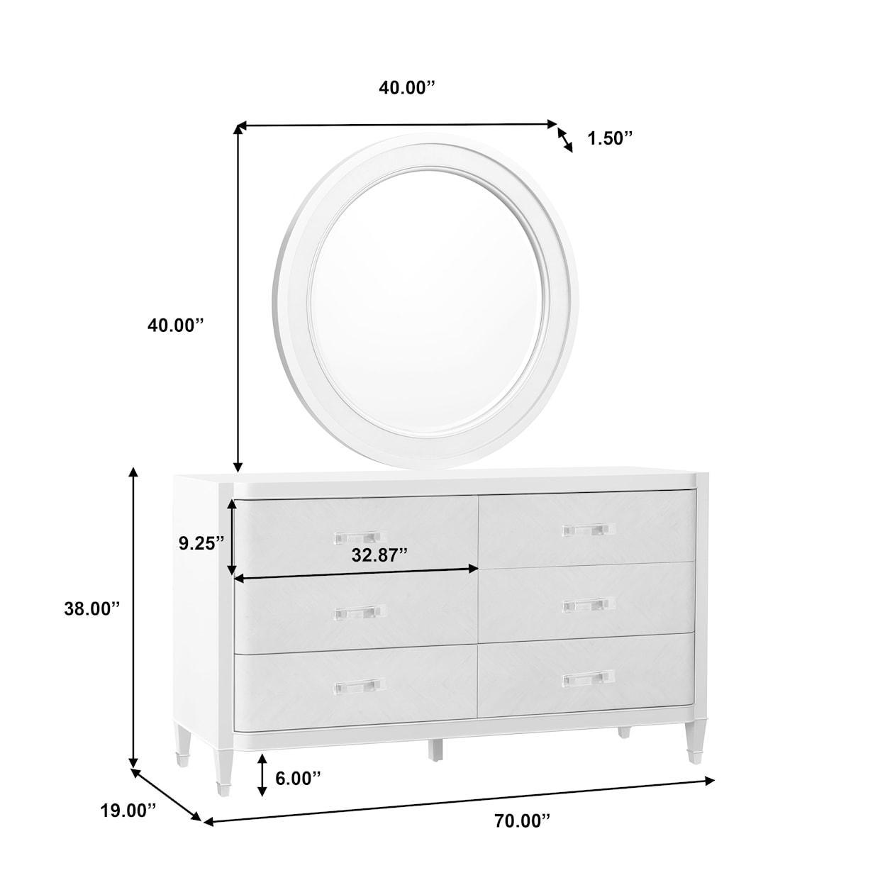 Pulaski Furniture Zoey Mirror