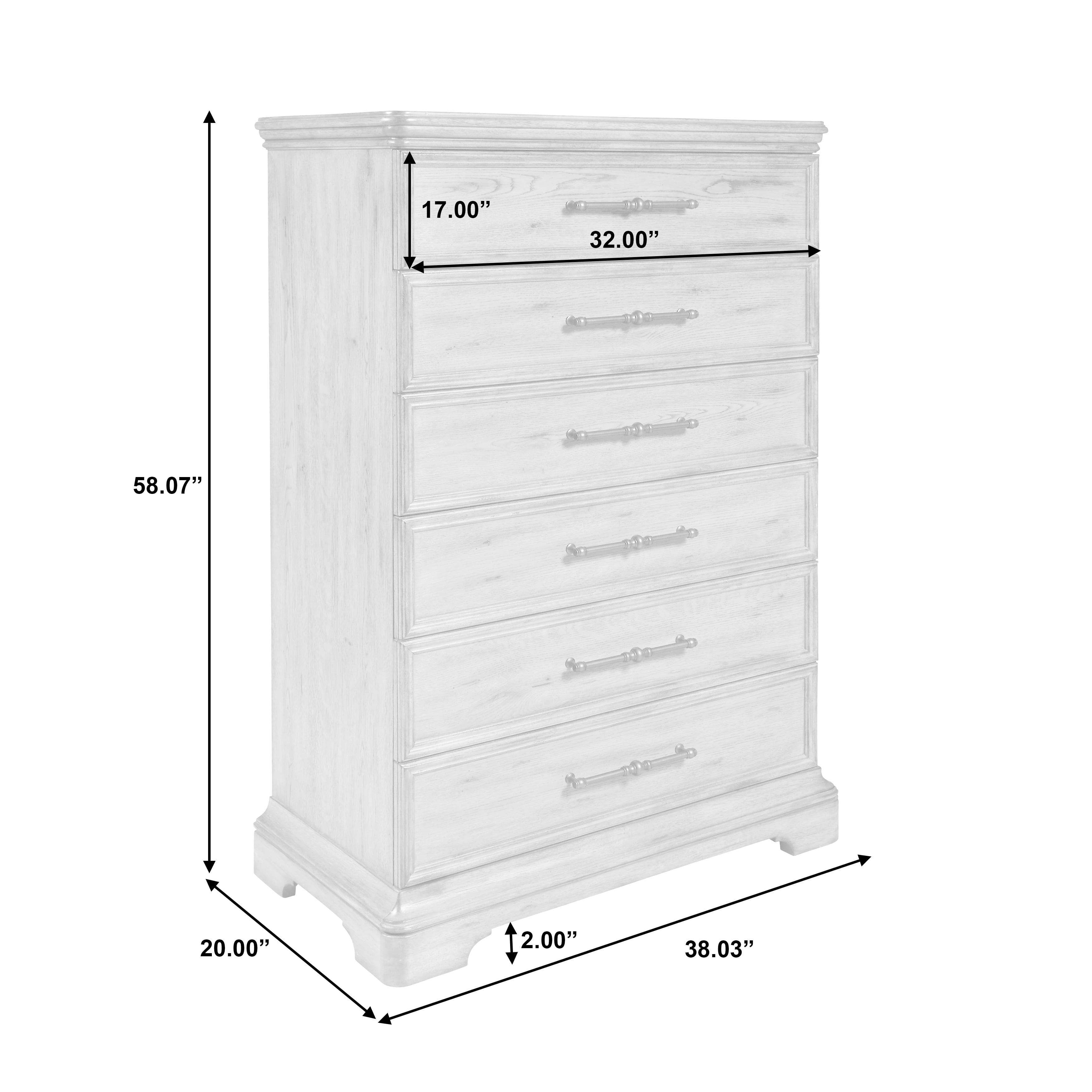Pulaski Furniture Garrison Cove P330124 Traditional 6Drawer Bedroom