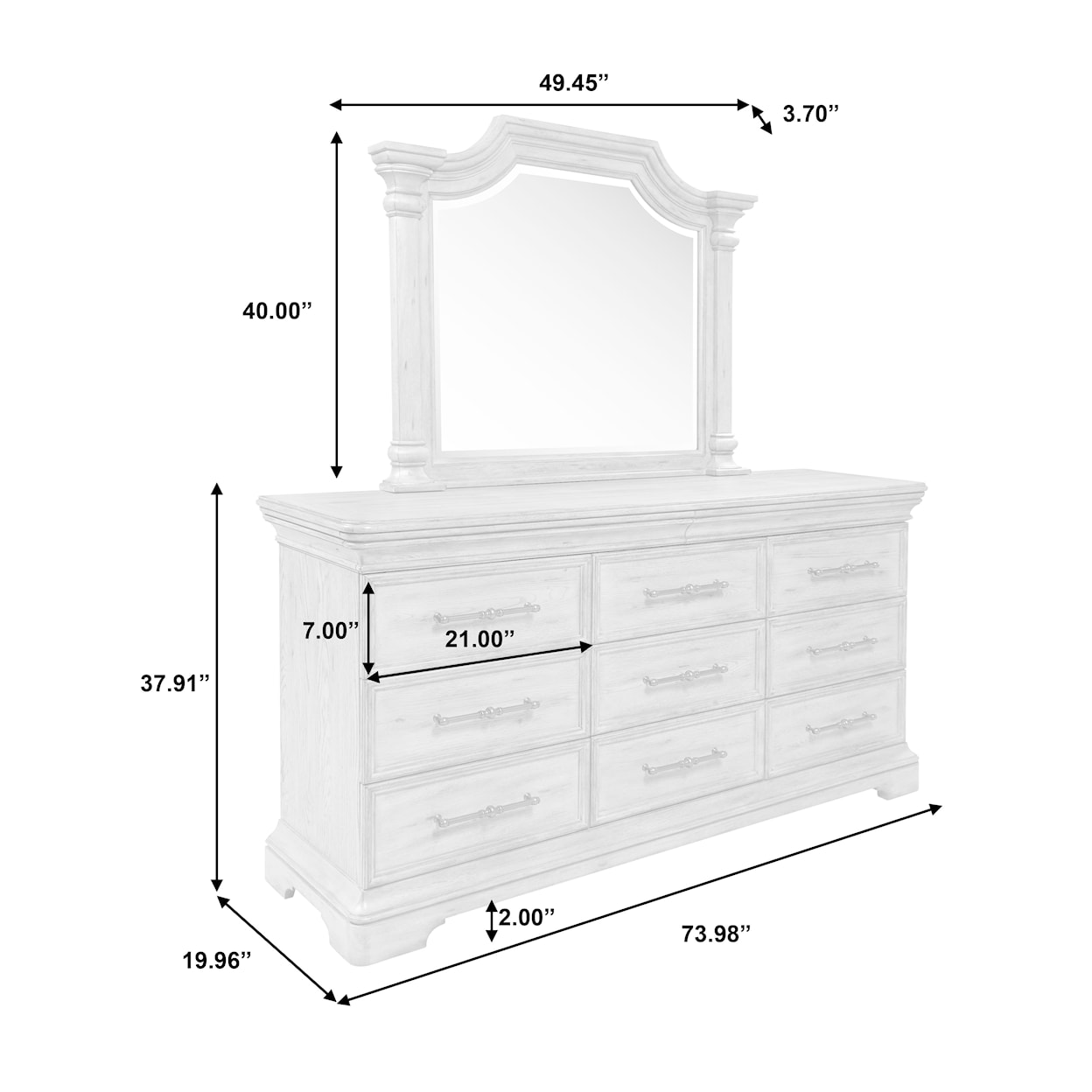 Pulaski Furniture Garrison Cove Bedroom Dresser