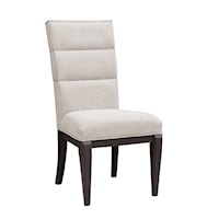 Contemporary Upholstered Dining Side Chair