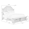 Pulaski Furniture Garrison Cove King Storage Bed