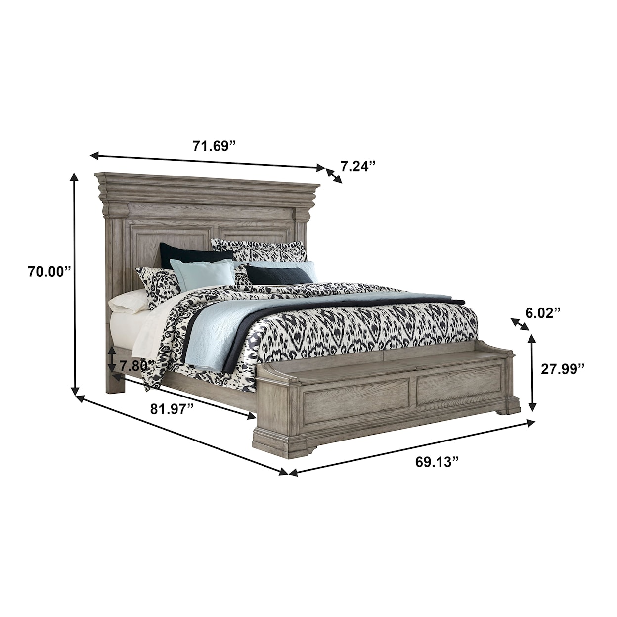 Pulaski Furniture Madison Ridge Queen Bed