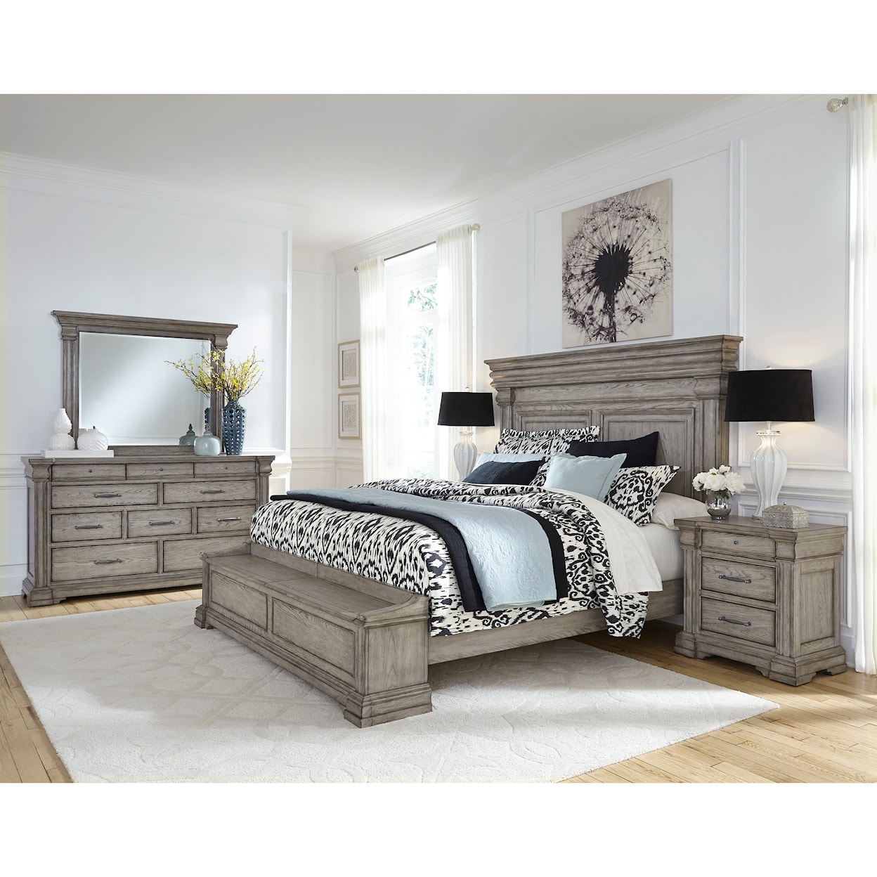 Pulaski Furniture Madison Ridge Queen Storage Bed