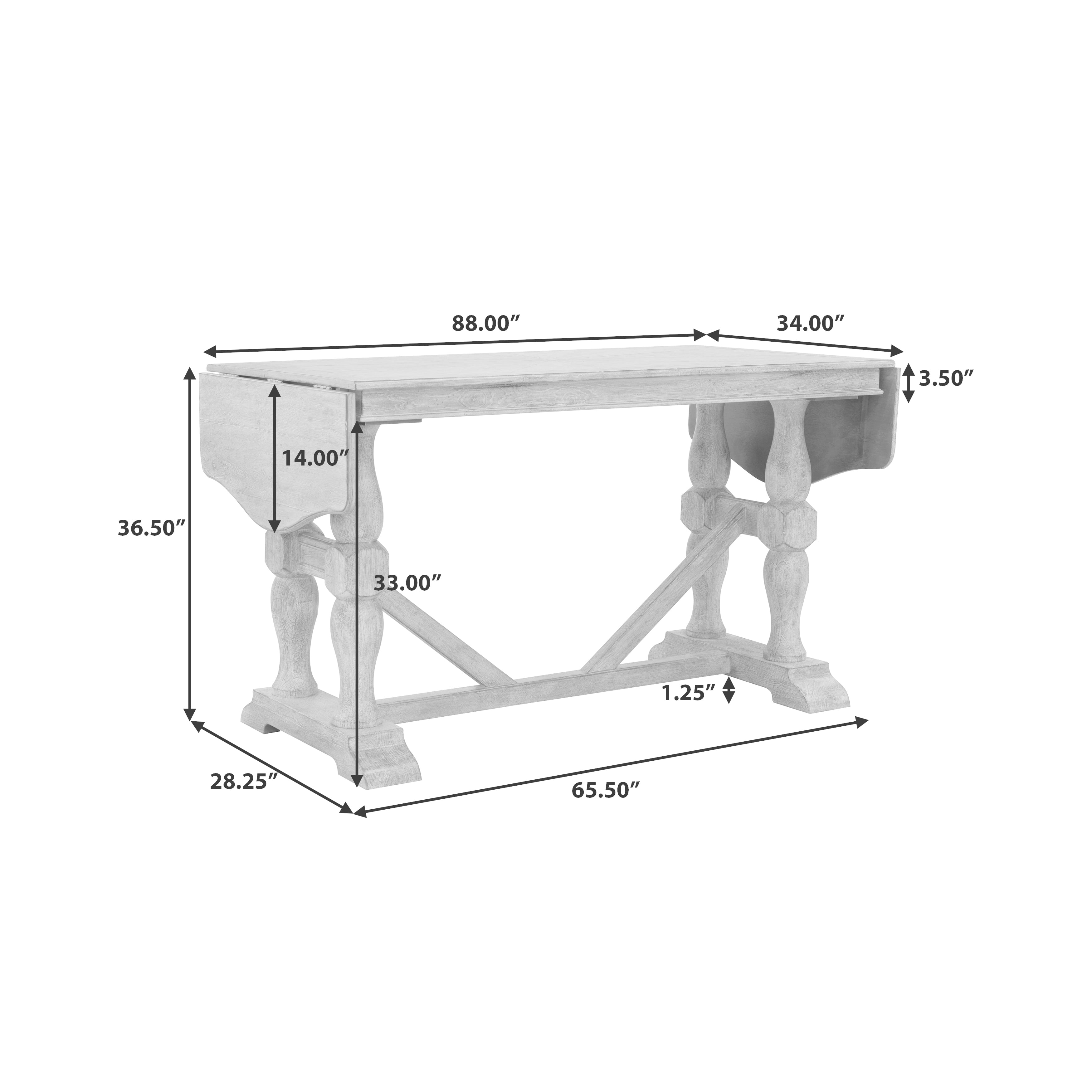 Pulaski Furniture Higgins Street Gathering Trestle Table