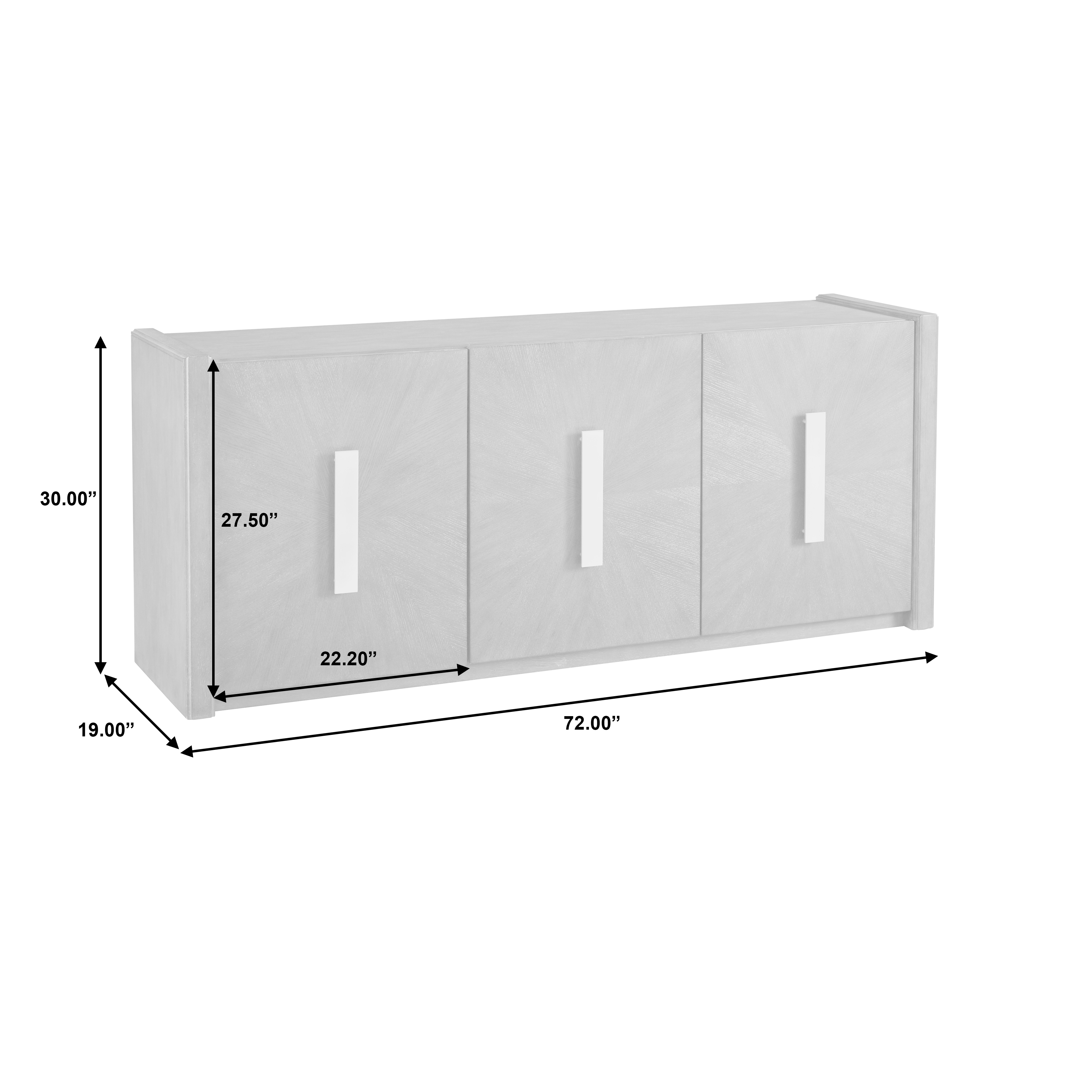 Pulaski Furniture Pulaski Accents 3-Door Credenza