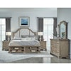 Pulaski Furniture Garrison Cove King Upholstered Storage Bed