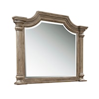 Traditional Dresser Mirror with Crown Molding