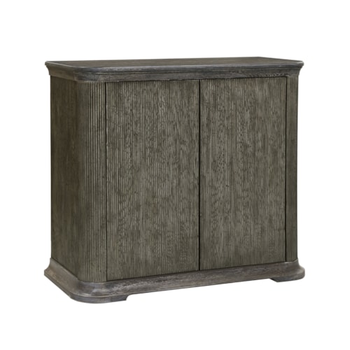 Rustic 2-Door Accent Chest with Adjustable Shelves