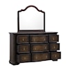 Pulaski Furniture Cooper Falls Queen Bed, Dresser, Mirror, Chest & 2 NS