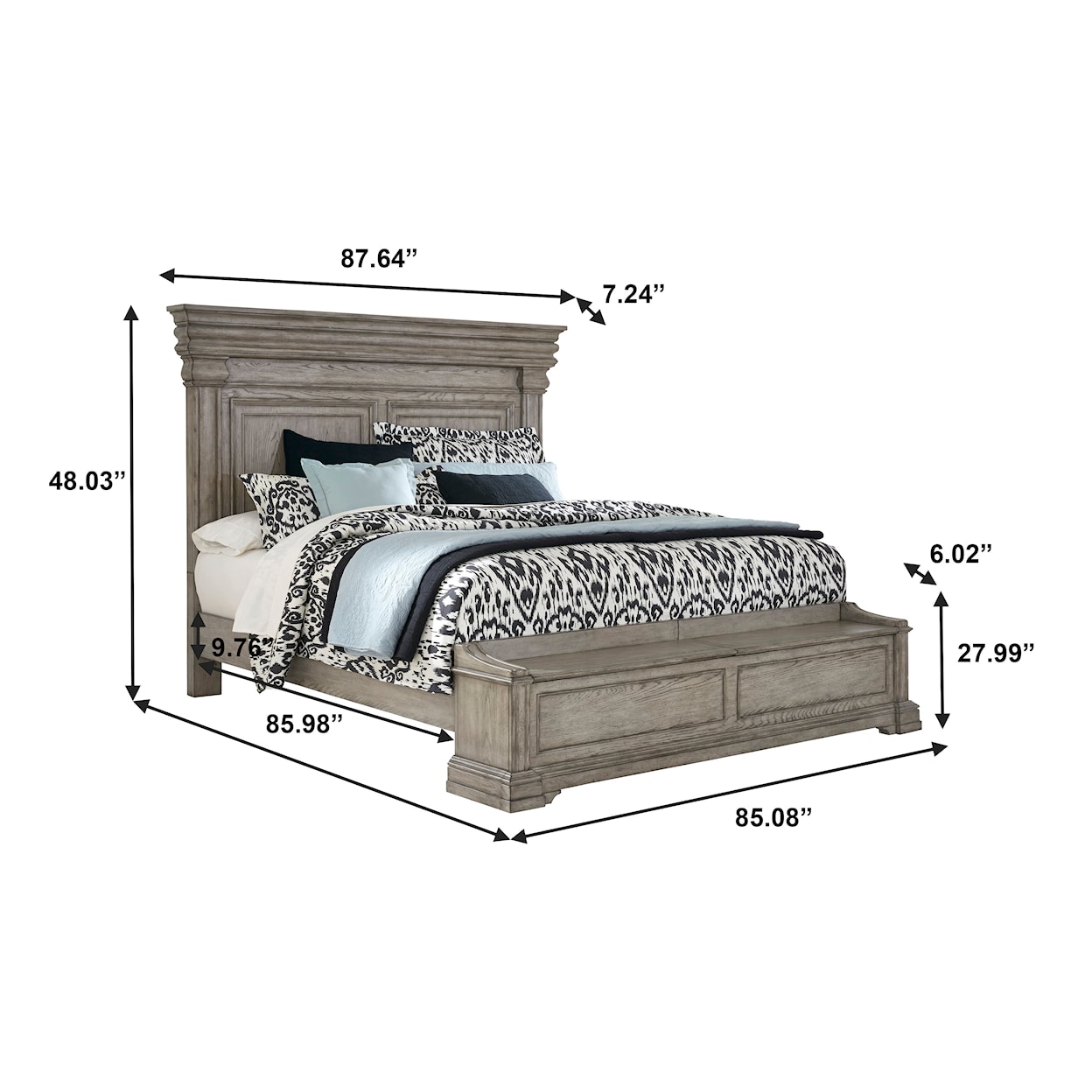 Pulaski Furniture Madison Ridge California King Bed